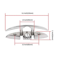 316 Stainless Steel Folding Boat Cleat Retractable Dock Cleat for Yacht, Kayak
