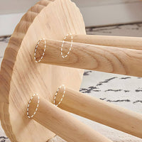Wooden Shoe Bench Solid Wood Wooden Stool Long-Lasting for Entryway