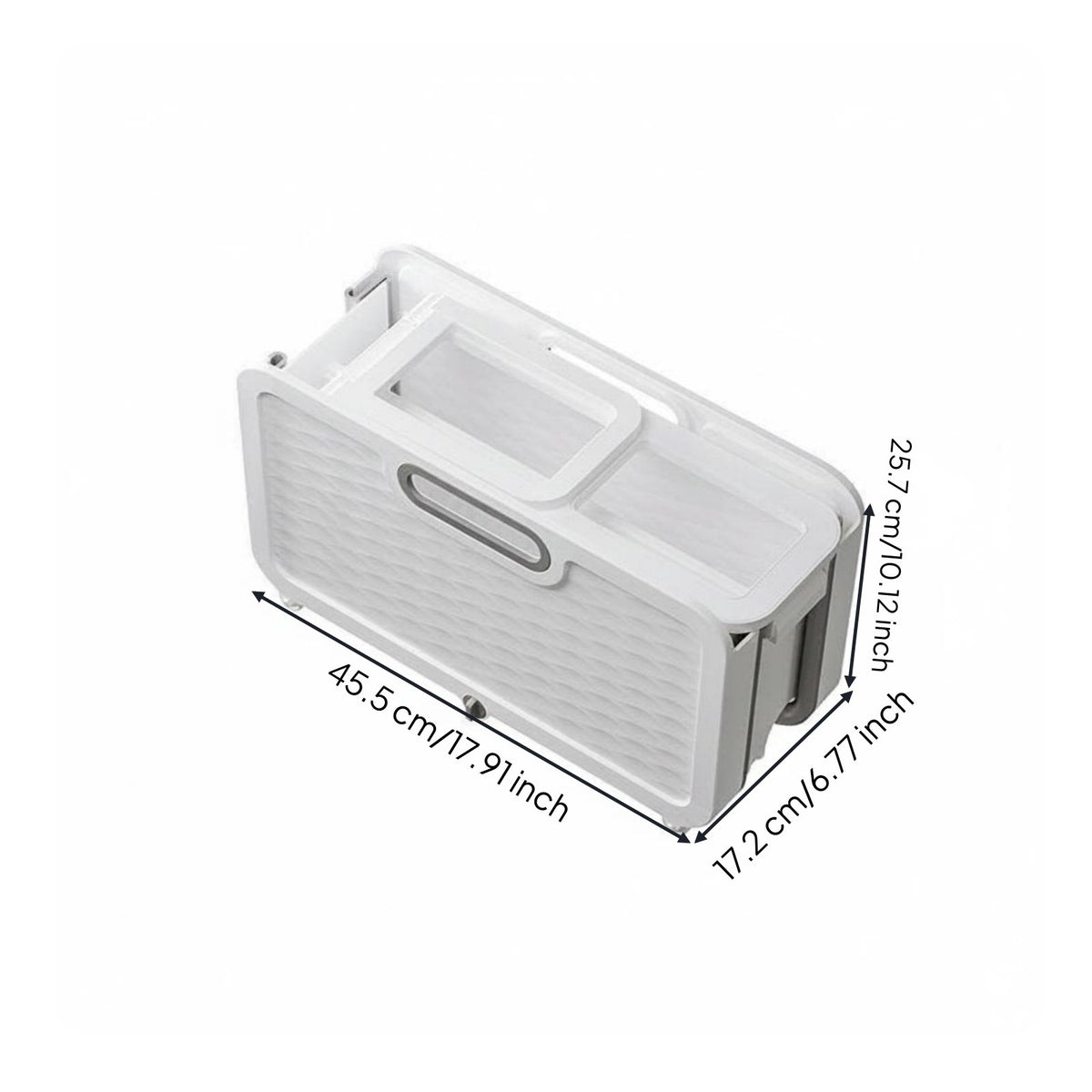 Foldable Mop Pail Separate Washpress Design Cleaning Tool Ribbed