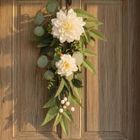 Hanging Floral Decoration 50 Cm Tall Flower-Shaped Style Wall Hanging Layered