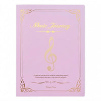 Hard Cover A4 Music Score Folder Treble Clef Sheet Music Binder