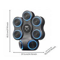 Bluetooth Electronic Boxing Coach Digital Wall-Mounted Boxing Machine Smart Interactive Punching Coach Space-Saving for Beginners