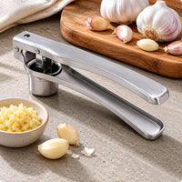 Stainless Steel Garlic Press Rust-Proof Cooking Utensil Easy Clean