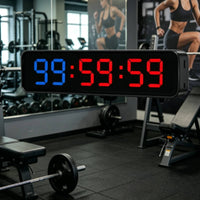 Attachable Fitness Timer Multifunction LED Gym Timer Adjustable Brightness
