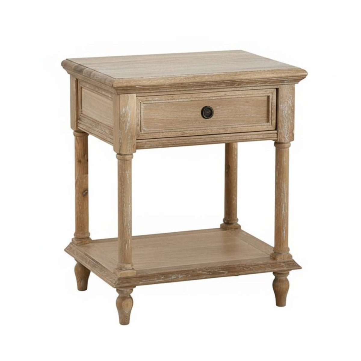 two-levellevel Bedside Table Vintage design 2-Tier Small Table Farmhouse Aesthetic