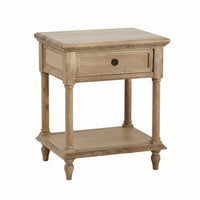 two-levellevel Bedside Table Vintage design 2-Tier Small Table Farmhouse Aesthetic