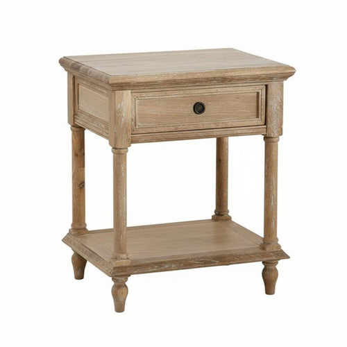 two-levellevel Bedside Table Vintage design 2-Tier Small Table Farmhouse Aesthetic