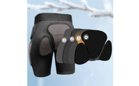 Ski Hip Protector Shorts Shock-Absorbing Impact Shorts with EVA Padding Breathable for Skiers, Snowboarders, Skiing, Snowboarding