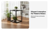 Single-Tier Pot Stool Minimalist design aesthetic Plant Stand Space-Saving for Living Room