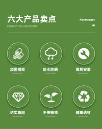 跨境批发种植箱亚马逊园艺阳台种菜箱户外种植箱组合楼顶种菜盆