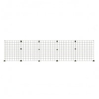 Metal Mesh Pet Fence Support Feet Wire Grid Barrier Sturdy for Home, Pets, Dogs