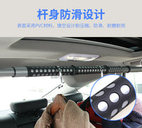 跨境热卖车载衣架汽车晾衣杆后备箱伸缩横杆晒衣绳金属材质亚马逊
