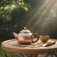 Handmade Copper Teapot Anti-Scald Handle Small   Tea Pot Great Gift Kitchenware for Collectors