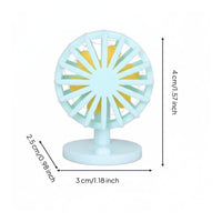 Dollhouse Desk Fan Realistic Design Dollhouse Fan Decoration Decorative Doll Accessory for Hobbyists, Photography, Diorama