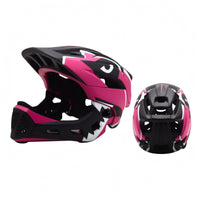Full Face Helmet Hard Shell Sports Gear Streamlined for Children
