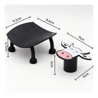Tabletop Bathroom Tissue Holder Cute Animal-Shaped Paper Holder Plastic