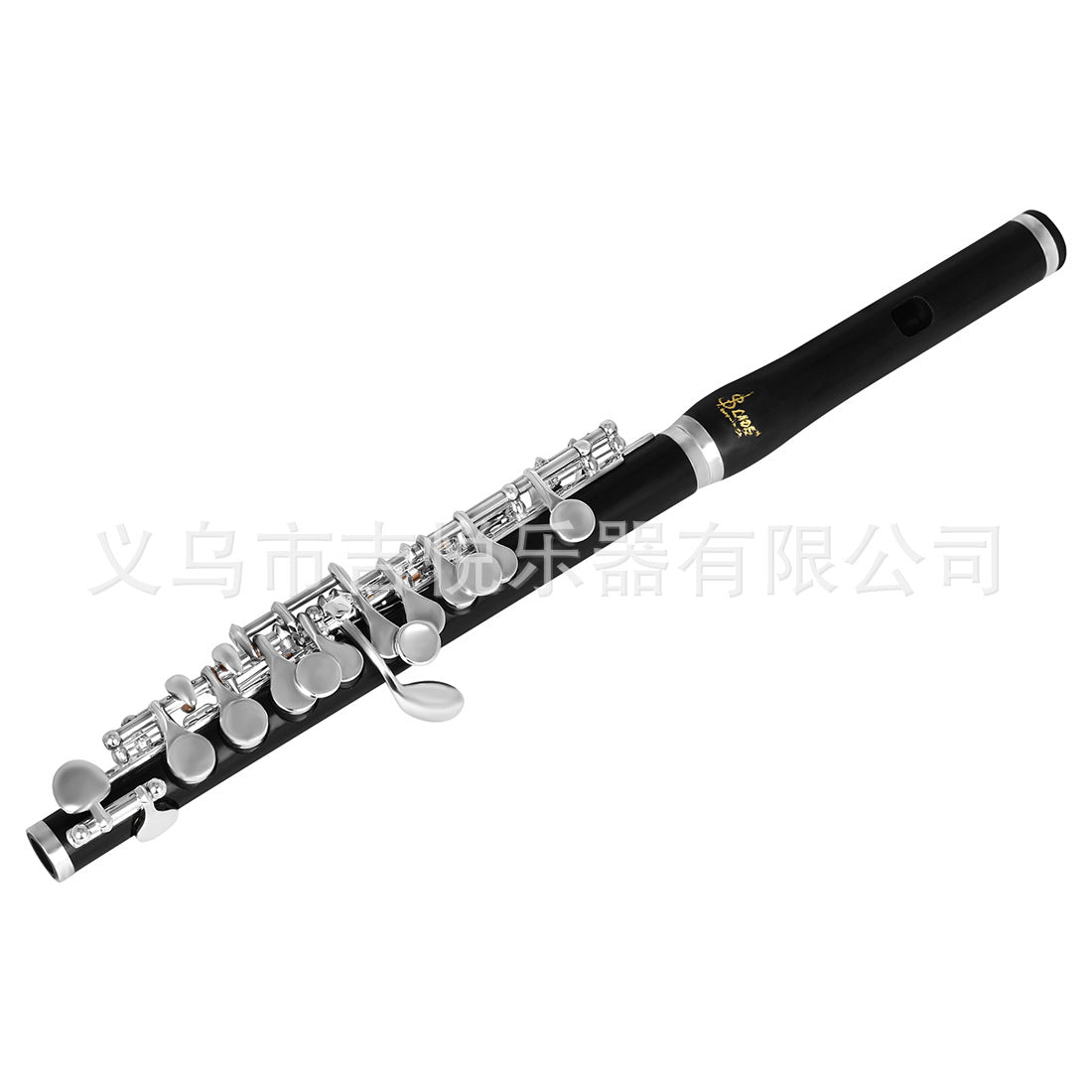 SLADE Ebony Piccolo in C with Silver-plated Keys