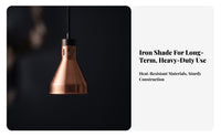 Overhead Retractable Hanging Heat Lamp