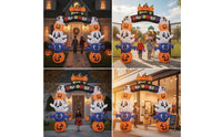 Inflatable Archway Outdoor Halloween Inflatable Freestanding Halloween Archway Oversized for Homeowners, Families, Yard, Entryway