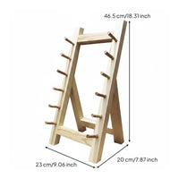 Sashimi Stand Multi-Tier Design Kitchen Storage Natural Wood Grain