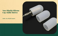 automatic threading Screw Shelf Support Pegs, Integrated Metal Cabinet Holder, Non-slip, Closet, Shelving Unit, Kitchen