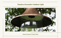 Waterproof outdoor hanging light