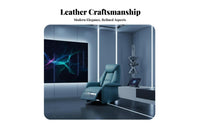 Modern Minimalist Design Electric Recliner Power Recline Powered Armchair with Footrest Space-Saving Living Room Furniture singlepress Control for Movie Lovers, Homeowners, Seniors, Small Spaces, Bedroom, perusing alcove