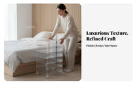 3-Tier Rotating Pedestal Space-Saving 3-Tier Round Stand Multi-Functional