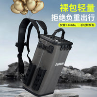 新款路亚双肩背桶包多功能渔具椅包收纳鱼竿大容量钓鱼桶渔具批发