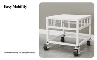 Wheeled Planter carrier unattachedstanding Plant Stand 360° Rotating casters for Entryway