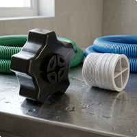 Sand Filter Drain Cap Star-Shaped Pool Sand Filter Plug Black