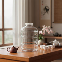 Tea Water Container Dust-Proof Lid Household Storage for Home