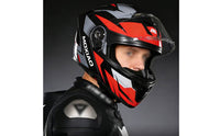 Motorcycles helmet With double Visor Glossy with Sun Visor Anti-Fog for Street Riding