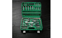 Socket Set with Case Automotive Mechanics Tool Kit Portable Socket Set with Ratchets for Home Mechanics, Garage, Roadside Emergency