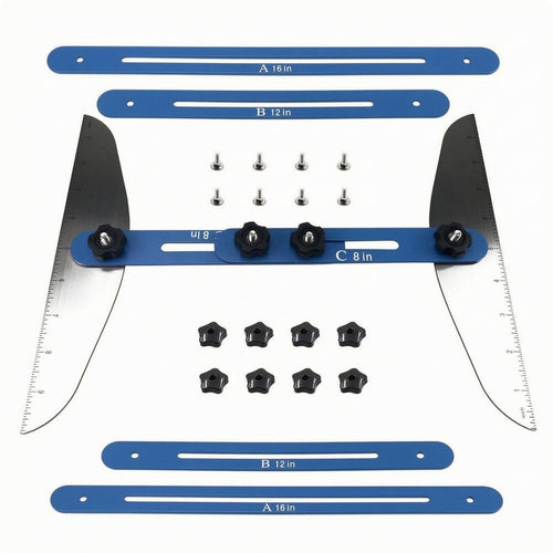 Stair Step Gauge Metal Tool Screw Fasteners for Carpenters, Contractors