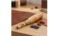 Leather Hole Punch Tool Portable Leather Hole Puncher Precision for Belt Repair