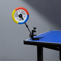 Table Tennis with Clamp Easy to Set up Table Tennis Solo Training Device Sturdy with Adjustable Rod for Beginners, Participants, Home, Club