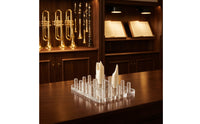 Acrylic Mouthpiece Display Board with Posts Transparent Saxophone Mouthpiece Stand Clear Multi-Slot for Saxophonists, Clarinetists