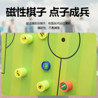 落地支架式足球战术板磁性示教板教练指挥板带笔可擦写足球战术板