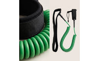 Paddle Board Leash with Belt Elastic Waist Leash with Coiled Cord Comfortable for Surfers, Stand-up Paddleboarding