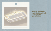 Dimmable LED ceiling light, eye-safe