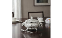 Sugar Bowl with Lid and Spoon Ornate Sugar Bowl with Lid Lidded for Hosts