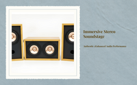HiFi desktop speakers with deep bass