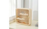 Figurine Display Case Transparent Wall-Mounted Display Case Dustproof