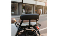 Adjustable Straps Electric Bike Rear Seat Cushion Comfortable Thick Padded Bike Back Seat High Load Capacity for Passengers, Children