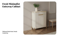 Space-Saving Design Modern Shoe Cabinet Sturdy Construction Modern Shoe Storage Cabinet Dust-Proof Entryway Sideboard Adjustable Shelves for Apartment Dwellers, Families, Homeowners, Hallway, Living Room, Home, Bedroom