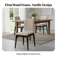 Upholstered Backrest Chair Modern Design Upholstered Side Chair Breathable