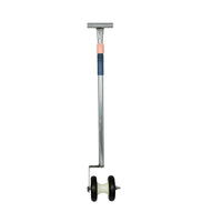 Hose Handling Tool Telescoping Wheel Rolling System Labor-Saving for Garden
