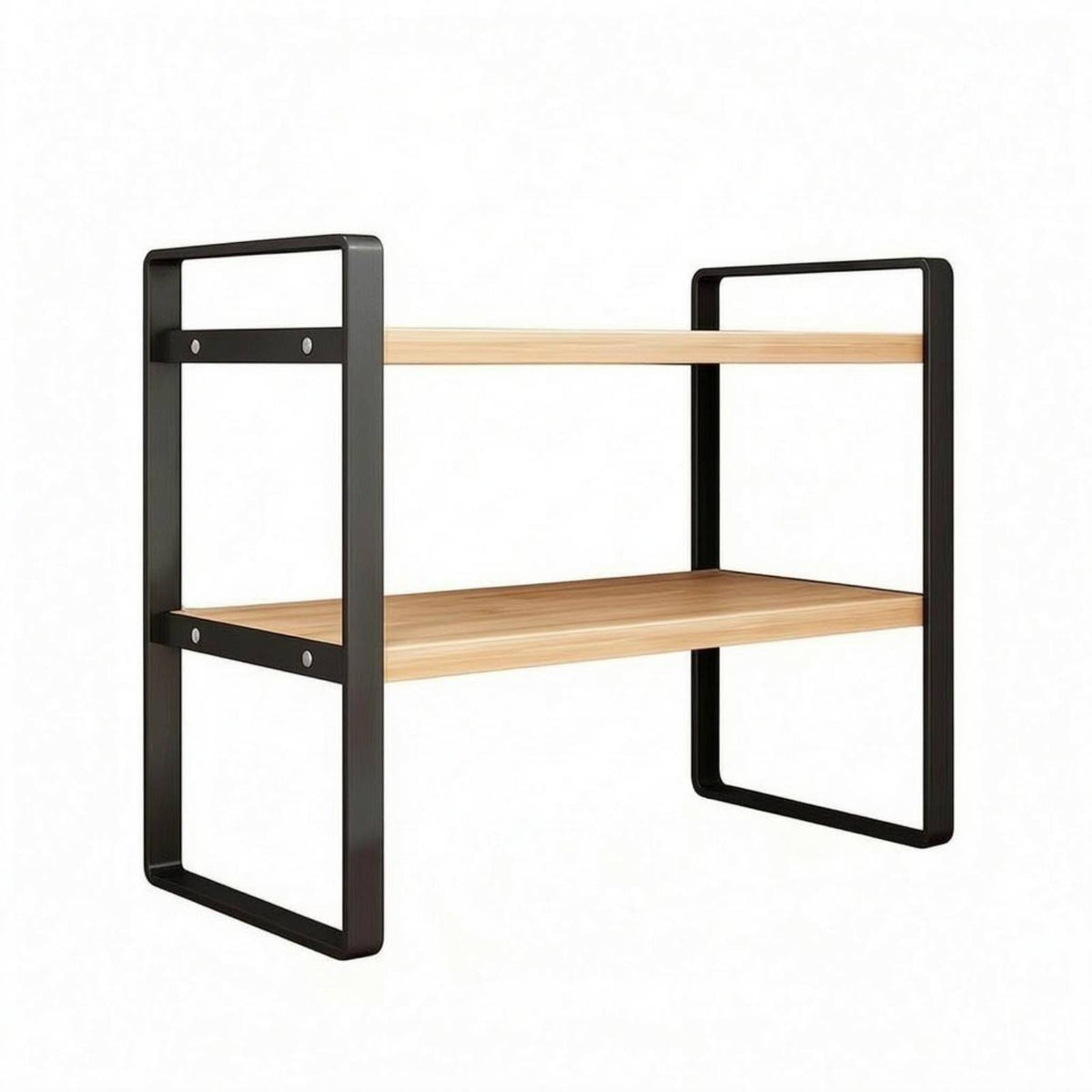 Two-Story Desktop Shelf Minimalist 2-Tier Desk Storage spaceSaving for Dorm Room