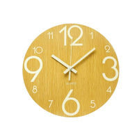 Silent Wall Clock Round Luminous Wall Clock Glow in the Dark for Office
